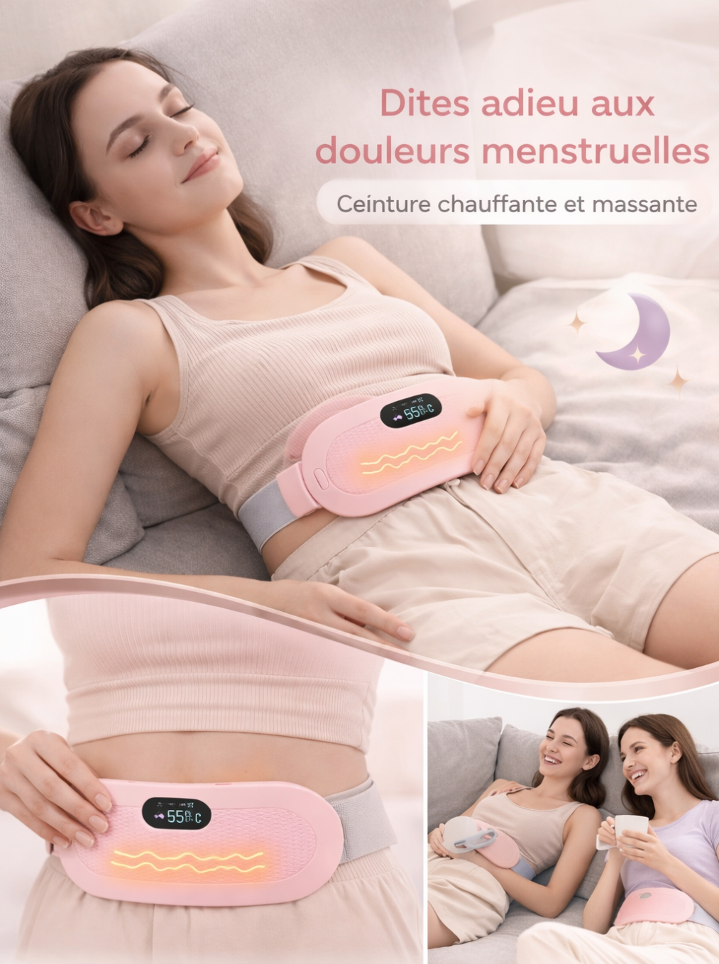 Ceinture menstruelle chauffante